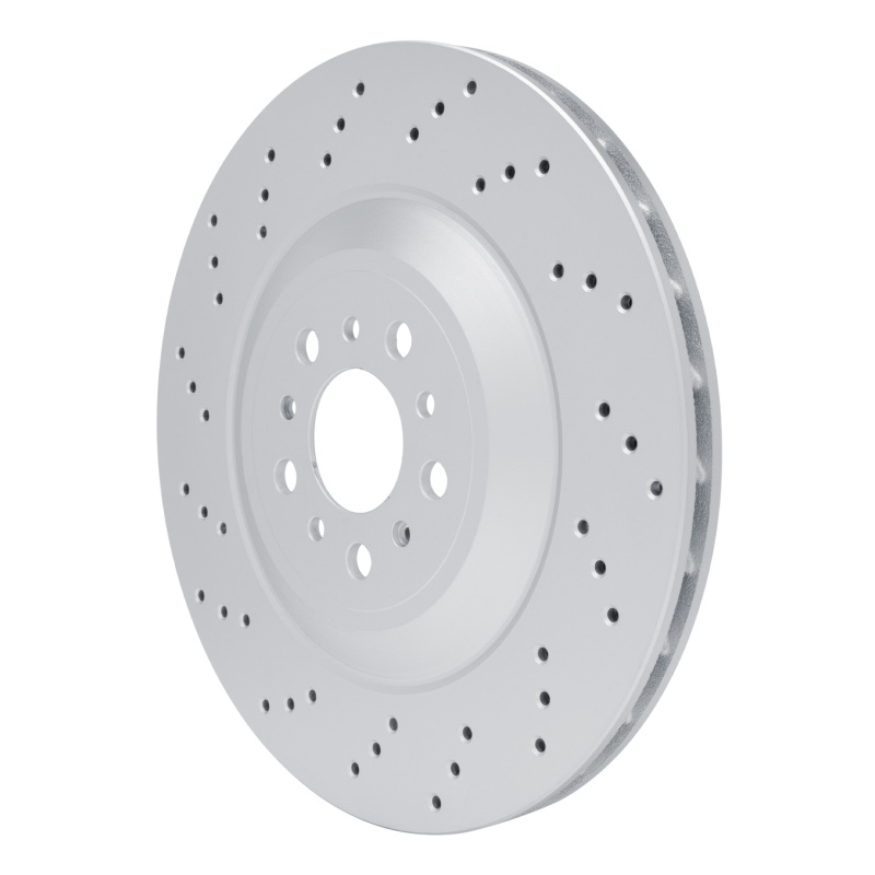 BMW M2 Brake Rotor (1) - Rear - R1 Concepts - GeoSPEC Drilled - `21-`25